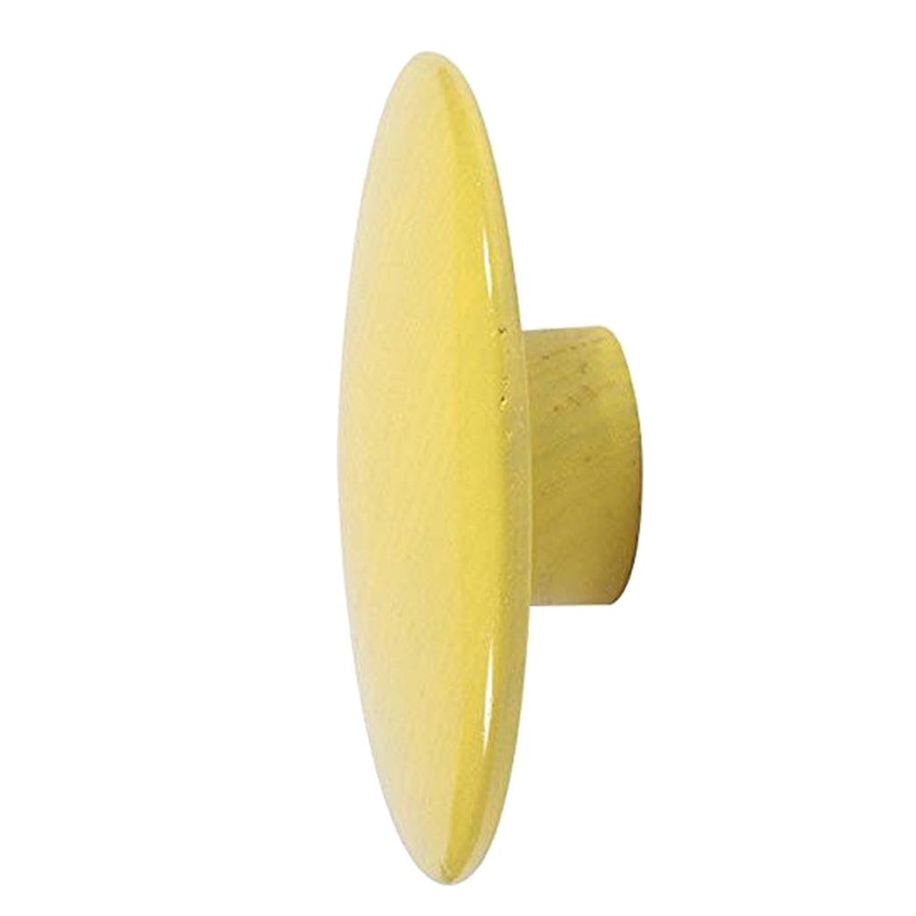 Max Dots Coat Hook Colorful Ash Wood Wall Mount Coat Wall Hanger Rack Yellow L - Aladdin Shoppers
