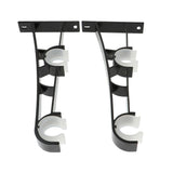 Max Double Curtain Rod Brackets Window Drapes Rods Holder Black - Aladdin Shoppers