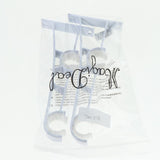 Max Double Curtain Rod Brackets Window Drapes Rods Holder White - Aladdin Shoppers