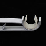 Max Double Curtain Rod Brackets Window Drapes Rods Holder White - Aladdin Shoppers