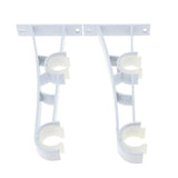 Max Double Curtain Rod Brackets Window Drapes Rods Holder White - Aladdin Shoppers