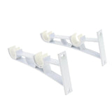 Max Double Curtain Rod Brackets Window Drapes Rods Holder White - Aladdin Shoppers