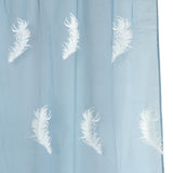 Max Drape/Panels/Treatment Sheer Voile Window Curtains for Bedroom blue M - Aladdin Shoppers