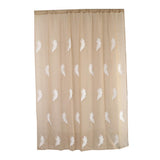 Max Drape/Panels/Treatment Sheer Voile Window Curtains for Bedroom brown M - Aladdin Shoppers