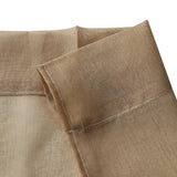 Max Drape/Panels/Treatment Sheer Voile Window Curtains for Bedroom brown M - Aladdin Shoppers