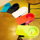 Max Drinks Coffee Cup Table Desk Cup Holder Stand Clip For Home Office Yellow - Aladdin Shoppers