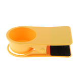 Max Drinks Coffee Cup Table Desk Cup Holder Stand Clip For Home Office Yellow - Aladdin Shoppers
