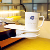 Max Drinks Coffee Cup Table Desk Cup Holder Stand Clip For Home Office Yellow - Aladdin Shoppers