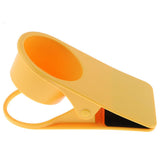 Max Drinks Coffee Cup Table Desk Cup Holder Stand Clip For Home Office Yellow - Aladdin Shoppers