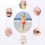 Max Electric Facial Hair Trimmer & Clipper for Eyebrows Nose Ear Eyebrow EU Plug - Aladdin Shoppers