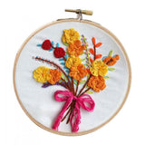 Max Embroidery Starter Kit with Flower Pattern DIY Cross Stitch Crafts Flower 1 - Aladdin Shoppers