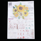 Max Embroidery Starter Kit with Flower Pattern DIY Cross Stitch Crafts Flower 2 - Aladdin Shoppers