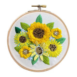 Max Embroidery Starter Kit with Flower Pattern DIY Cross Stitch Crafts Flower 2 - Aladdin Shoppers