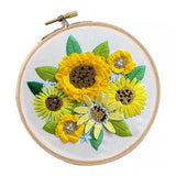 Max Embroidery Starter Kit with Flower Pattern DIY Cross Stitch Crafts Flower 2 - Aladdin Shoppers
