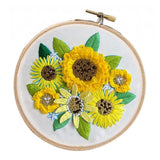 Max Embroidery Starter Kit with Flower Pattern DIY Cross Stitch Crafts Flower 2 - Aladdin Shoppers
