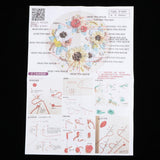 Max Embroidery Starter Kit with Flower Pattern DIY Cross Stitch Crafts Flower 3 - Aladdin Shoppers