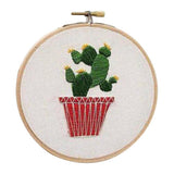Max Embroidery Starter Kit with Pattern, 15cm Embroidery Hoop, Threads Style 1 - Aladdin Shoppers