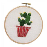 Max Embroidery Starter Kit with Pattern, 15cm Embroidery Hoop, Threads Style 1 - Aladdin Shoppers
