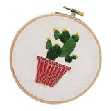 Max Embroidery Starter Kit with Pattern, 15cm Embroidery Hoop, Threads Style 1 - Aladdin Shoppers