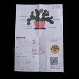 Max Embroidery Starter Kit with Pattern, 15cm Embroidery Hoop, Threads Style 2 - Aladdin Shoppers