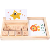 Max English Word Spelling Learning Montessori Wooden Toys For Preschool Kids - Aladdin Shoppers