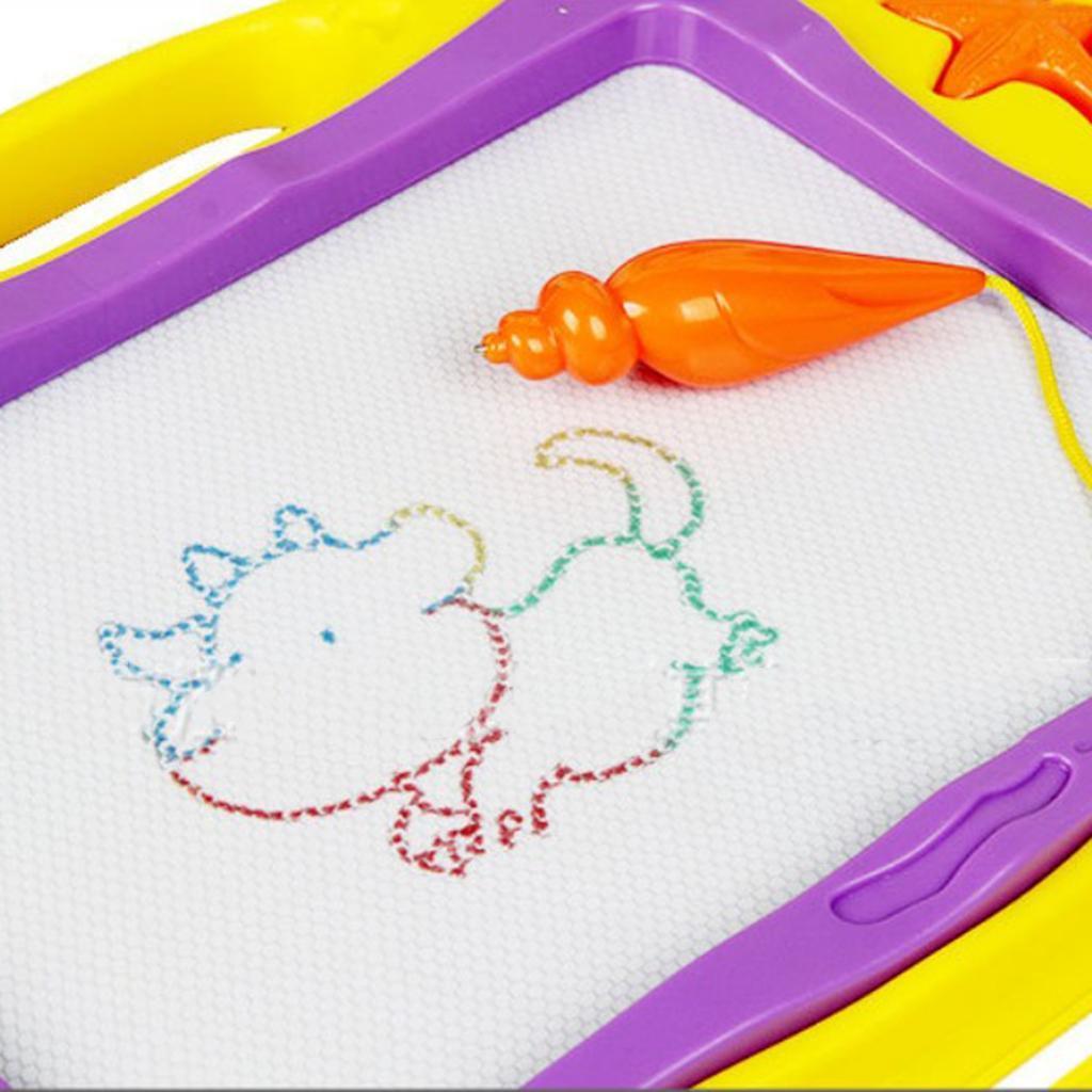 Max Erasable Colorful Magnetic Doodle Drawing Board Toys for Kids Yellow_1 - Aladdin Shoppers