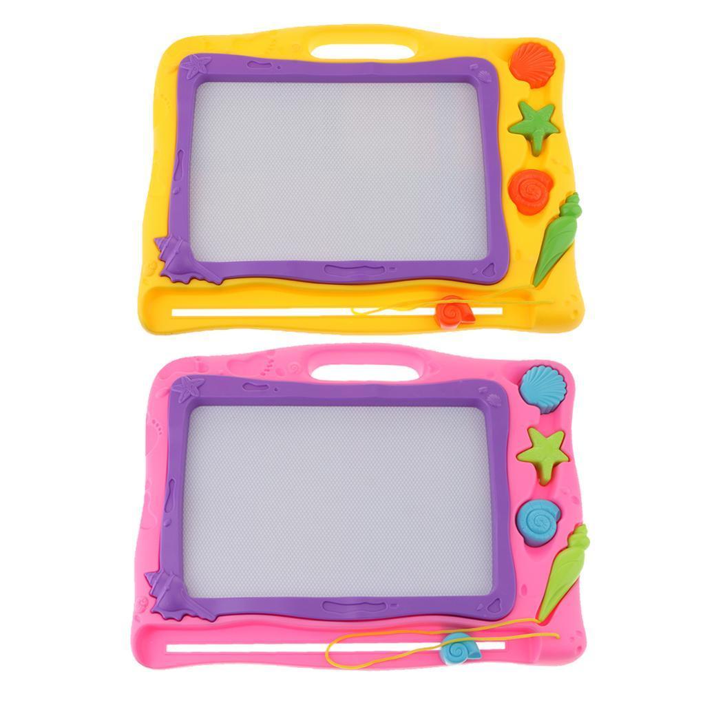 Max Erasable Colorful Magnetic Doodle Drawing Board Toys for Kids Yellow_1 - Aladdin Shoppers