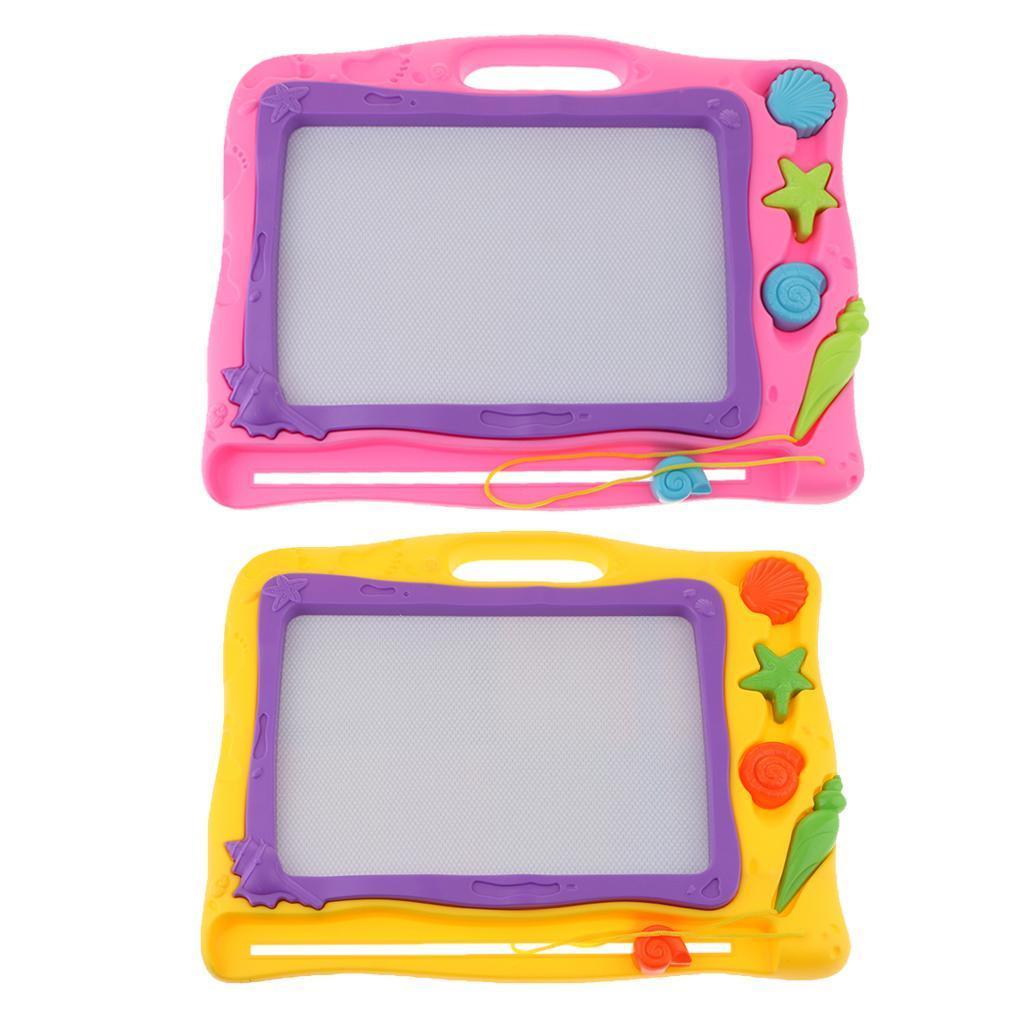 Max Erasable Colorful Magnetic Doodle Drawing Board Toys for Kids Yellow_1 - Aladdin Shoppers