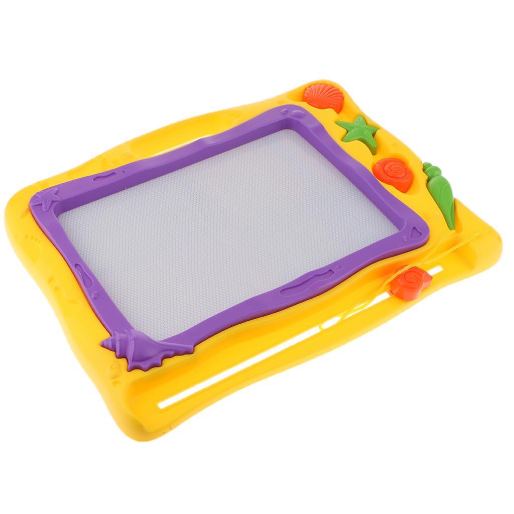 Max Erasable Colorful Magnetic Doodle Drawing Board Toys for Kids Yellow_1 - Aladdin Shoppers