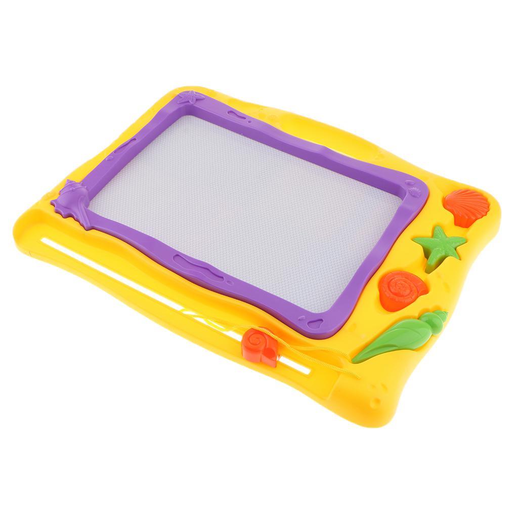 Max Erasable Colorful Magnetic Doodle Drawing Board Toys for Kids Yellow_1 - Aladdin Shoppers