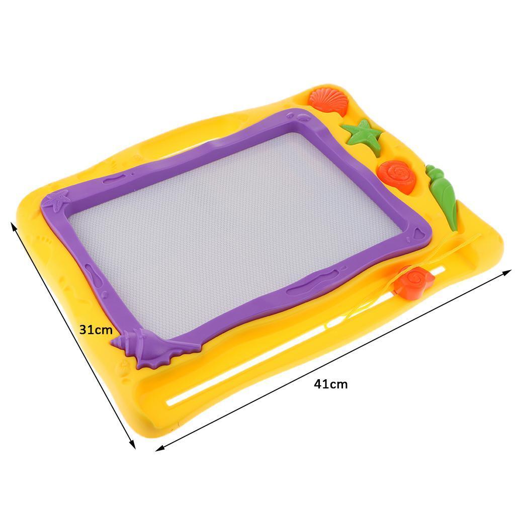 Max Erasable Colorful Magnetic Doodle Drawing Board Toys for Kids Yellow_1 - Aladdin Shoppers
