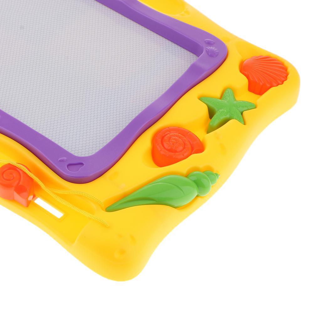 Max Erasable Colorful Magnetic Doodle Drawing Board Toys for Kids Yellow_1 - Aladdin Shoppers