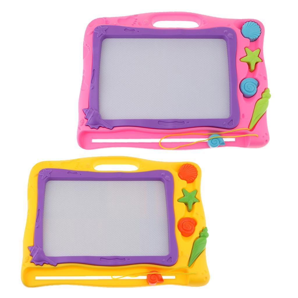 Max Erasable Colorful Magnetic Doodle Drawing Board Toys for Kids Yellow_1 - Aladdin Shoppers