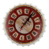 Max European Beer Cover Wall Clock Metal Decorative Cafe Bar Wall Decor G - Aladdin Shoppers