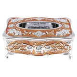 Max European Style Acrylic Tissue Box Luxurious Rose Napkin Cover Sliver Coffee - Aladdin Shoppers