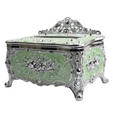 Max European Style Acrylic Tissue Box Luxury Facial Case Holder Sliver Green - Aladdin Shoppers