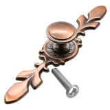 Max European Style Zinc Alloy Drawer Cabinet Door Knob Hardware Pulls Flower 01 - Aladdin Shoppers