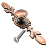 Max European Style Zinc Alloy Drawer Cabinet Door Knob Hardware Pulls Flower 01 - Aladdin Shoppers