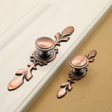 Max European Style Zinc Alloy Drawer Cabinet Door Knob Hardware Pulls Flower 02 - Aladdin Shoppers