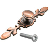 Max European Style Zinc Alloy Drawer Cabinet Door Knob Hardware Pulls Flower 02 - Aladdin Shoppers
