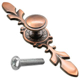 Max European Style Zinc Alloy Drawer Cabinet Door Knob Hardware Pulls Flower 02 - Aladdin Shoppers