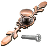 Max European Style Zinc Alloy Drawer Cabinet Door Knob Hardware Pulls Flower 02 - Aladdin Shoppers