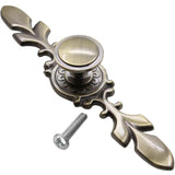 Max European Style Zinc Alloy Drawer Cabinet Door Knob Hardware Pulls Flower 04 - Aladdin Shoppers