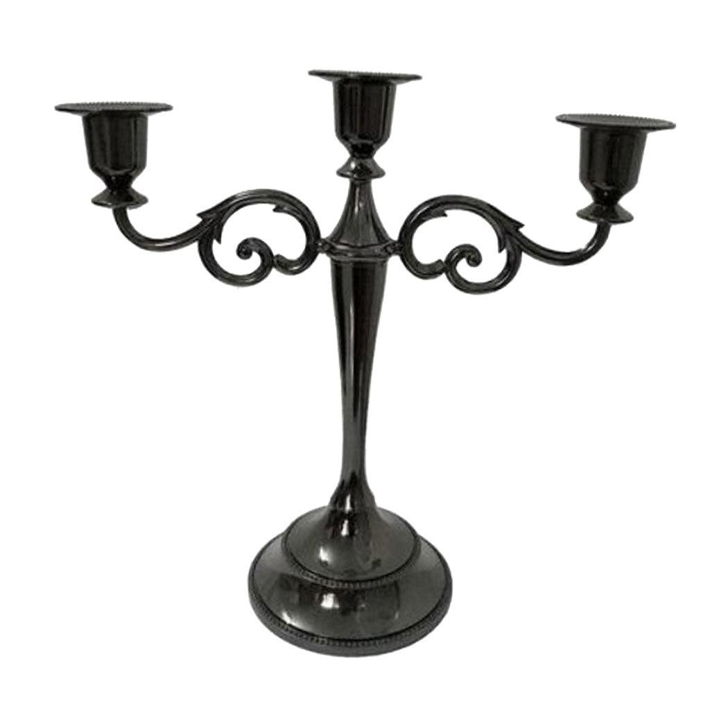 Max European Vintage 3/5 Arms Candelabra Candle Holder for Wedding Event 3 Arms - Aladdin Shoppers