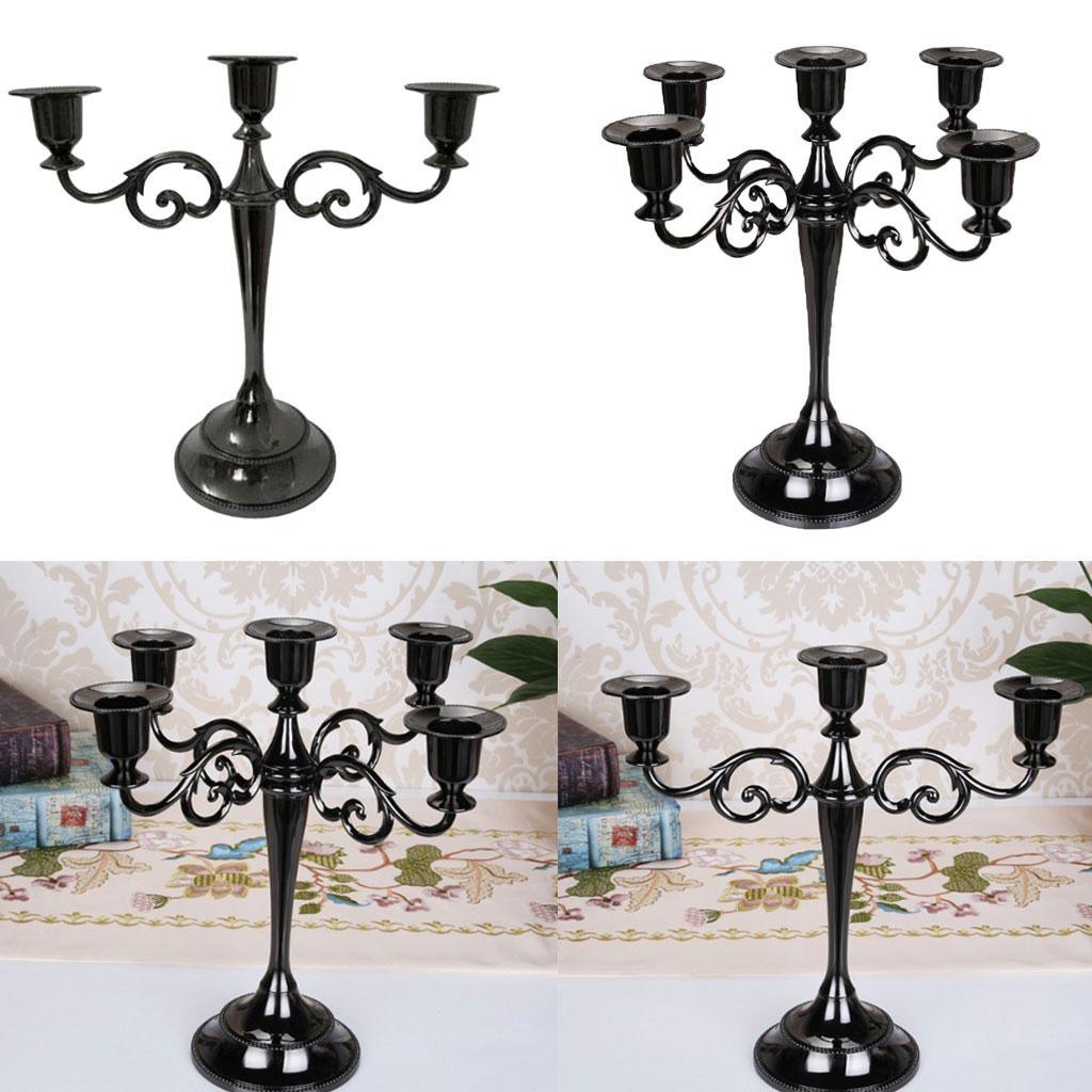 Max European Vintage 3/5 Arms Candelabra Candle Holder for Wedding Event 3 Arms - Aladdin Shoppers