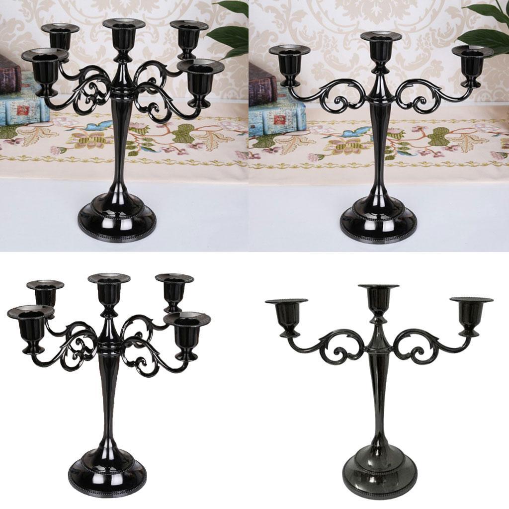 Max European Vintage 3/5 Arms Candelabra Candle Holder for Wedding Event 3 Arms - Aladdin Shoppers