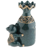 Max Exquisite Flowervase with Plate Stand Display for Table Centerpiece Style 02 - Aladdin Shoppers