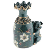 Max Exquisite Flowervase with Plate Stand Display for Table Centerpiece Style 02 - Aladdin Shoppers