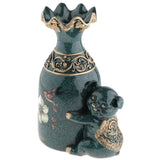 Max Exquisite Flowervase with Plate Stand Display for Table Centerpiece Style 02 - Aladdin Shoppers