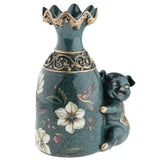 Max Exquisite Flowervase with Plate Stand Display for Table Centerpiece Style 02 - Aladdin Shoppers